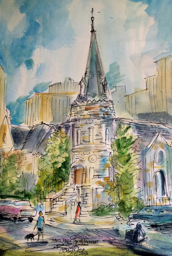 Travis Park United Methodist Church by John York