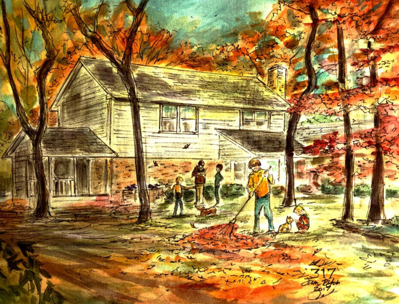 &quot;317&quot; Watercolor commission by John York