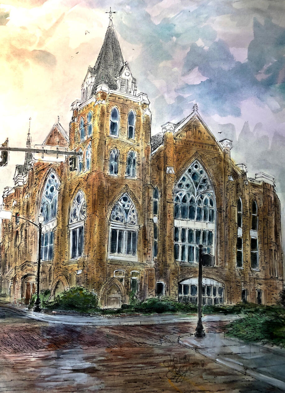 Marvin United Methodist Church by John York